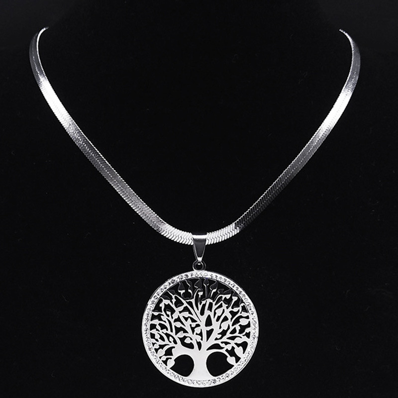 Luxury Tree of Life Circular Necklace