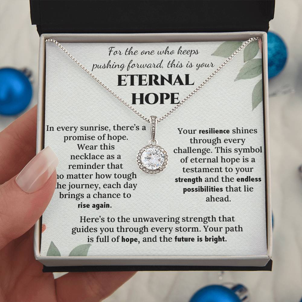 Eternal Hope Pushing Forward Necklace