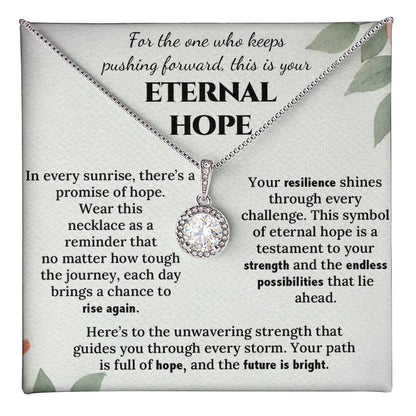 Eternal Hope Pushing Forward Necklace