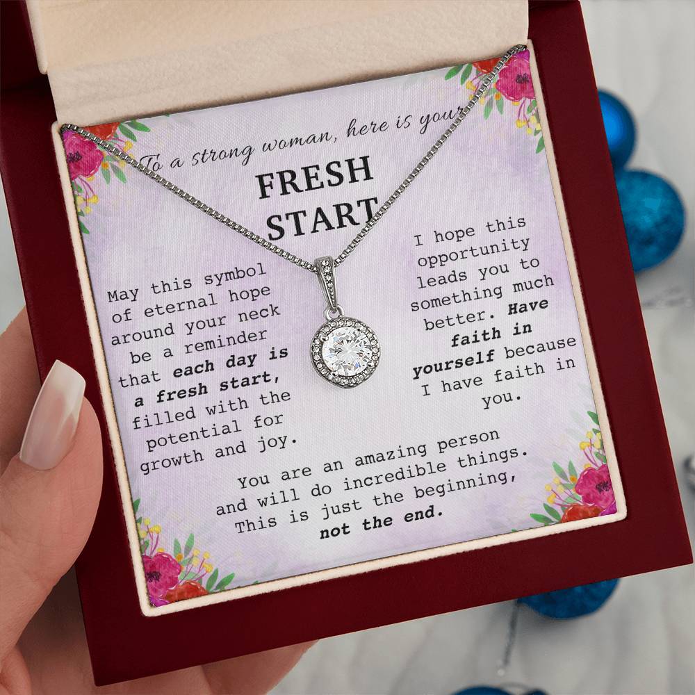 Fresh Start New Beginnings Eternal Hope Necklace